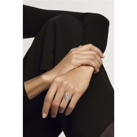 chanel plume ring|Plume de CHANEL Ring White Gold .